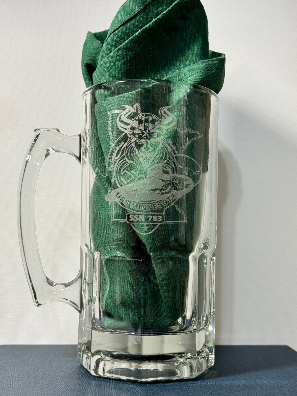 34oz Beer Mug - USS Minnesota (SSN-783)