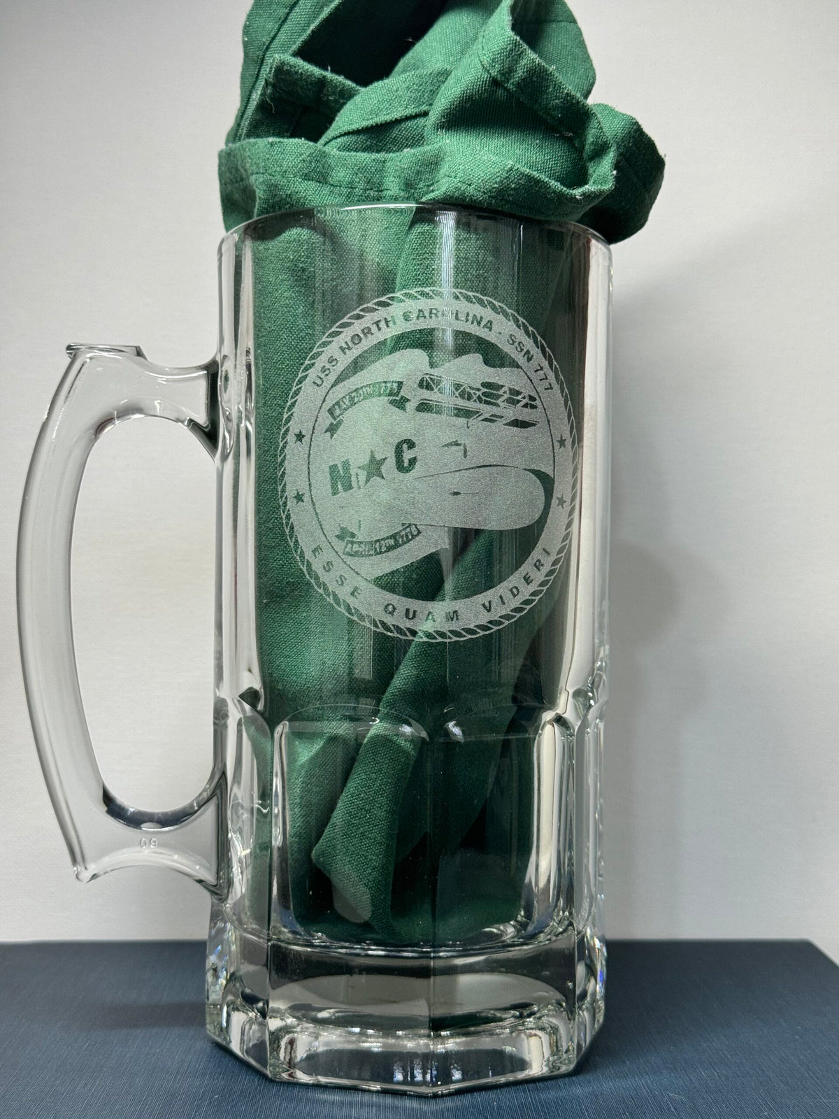 34oz Beer Mug - USS North Carolina (SSN-777)