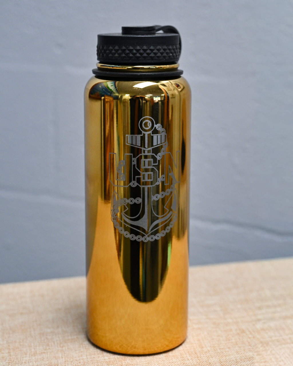 40oz Gold Chief Pride Water Bottle