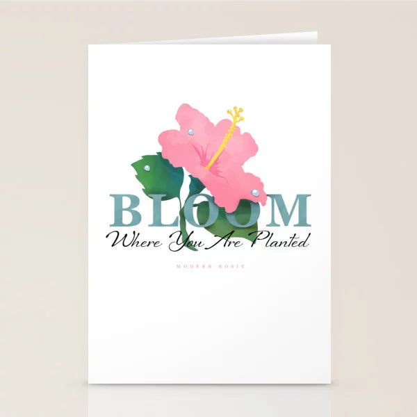Modern Rosie - Greeting Card