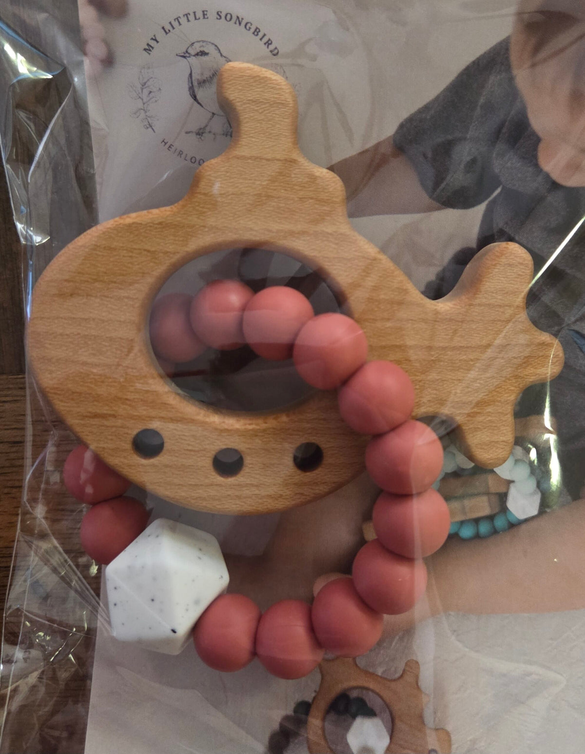 Maple Wood Submarine Teether