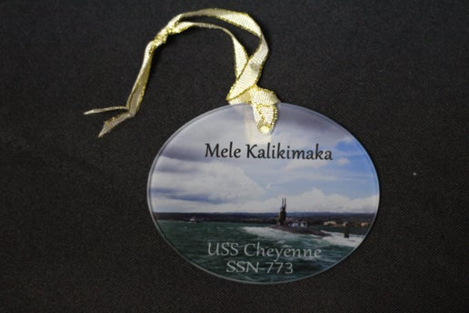 Glass Ornament - USS Cheyenne