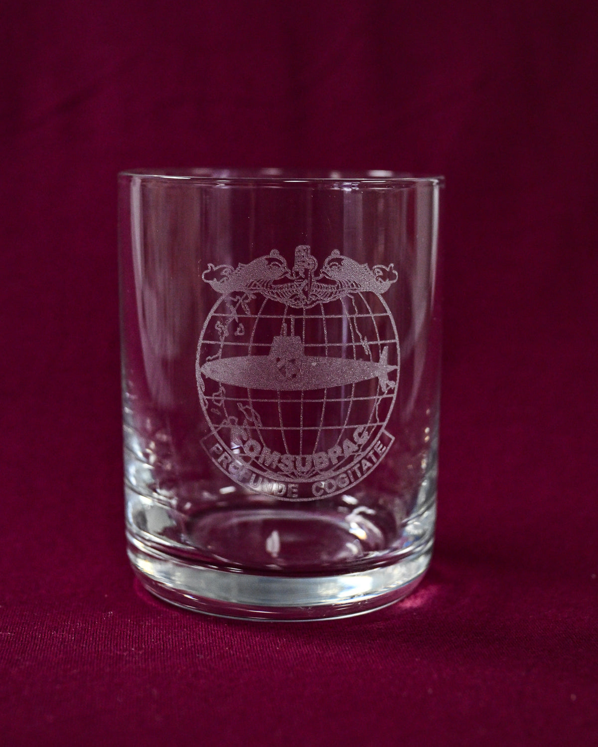Engraved 12oz Whiskey Glass