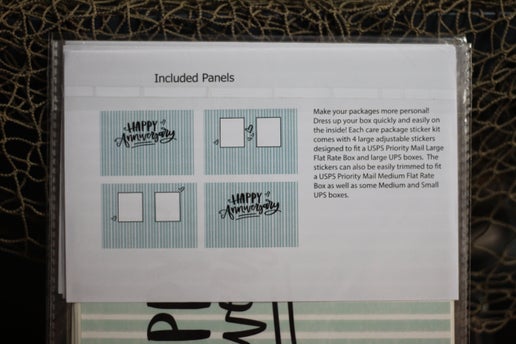 Care Package Sticker Kit - Happy Anniversary