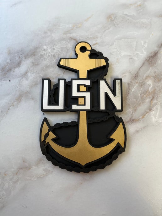 Chief Anchor Plaque - CPO anchor