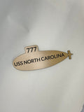 Command Magnet (Submarine Shaped) - USS North Carolina