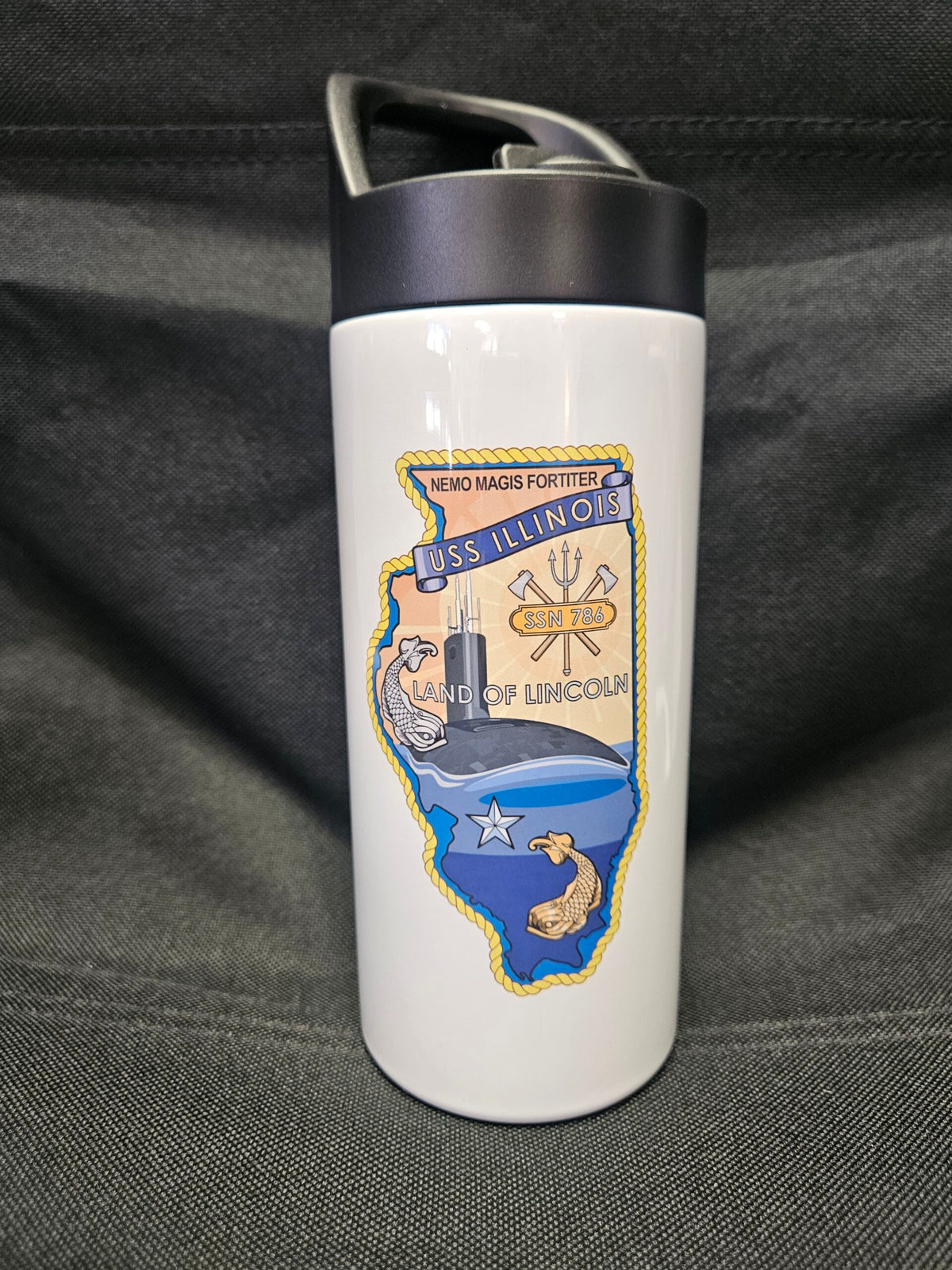 Command Crest Logo Tumbler with Straw Lid