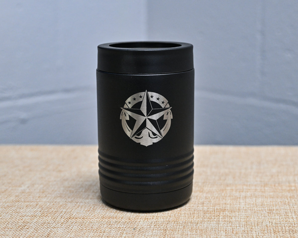 Engraved Command Crest Metal Can Holder