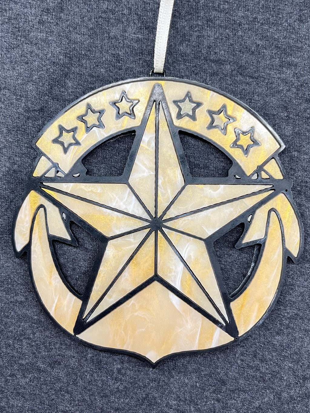 Command At Sea Acrylic Ornament Suncatcher