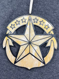 Command At Sea Acrylic Ornament Suncatcher