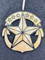 Command At Sea Acrylic Ornament Suncatcher