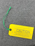 Caution Tag Large Ornament