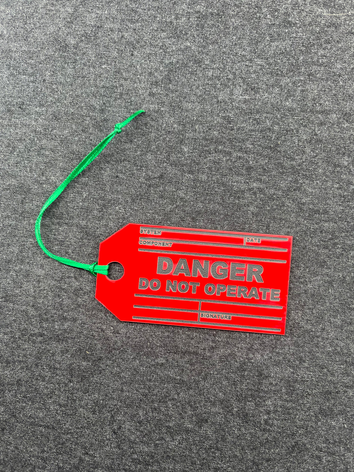 Danger Tag Medium Ornament