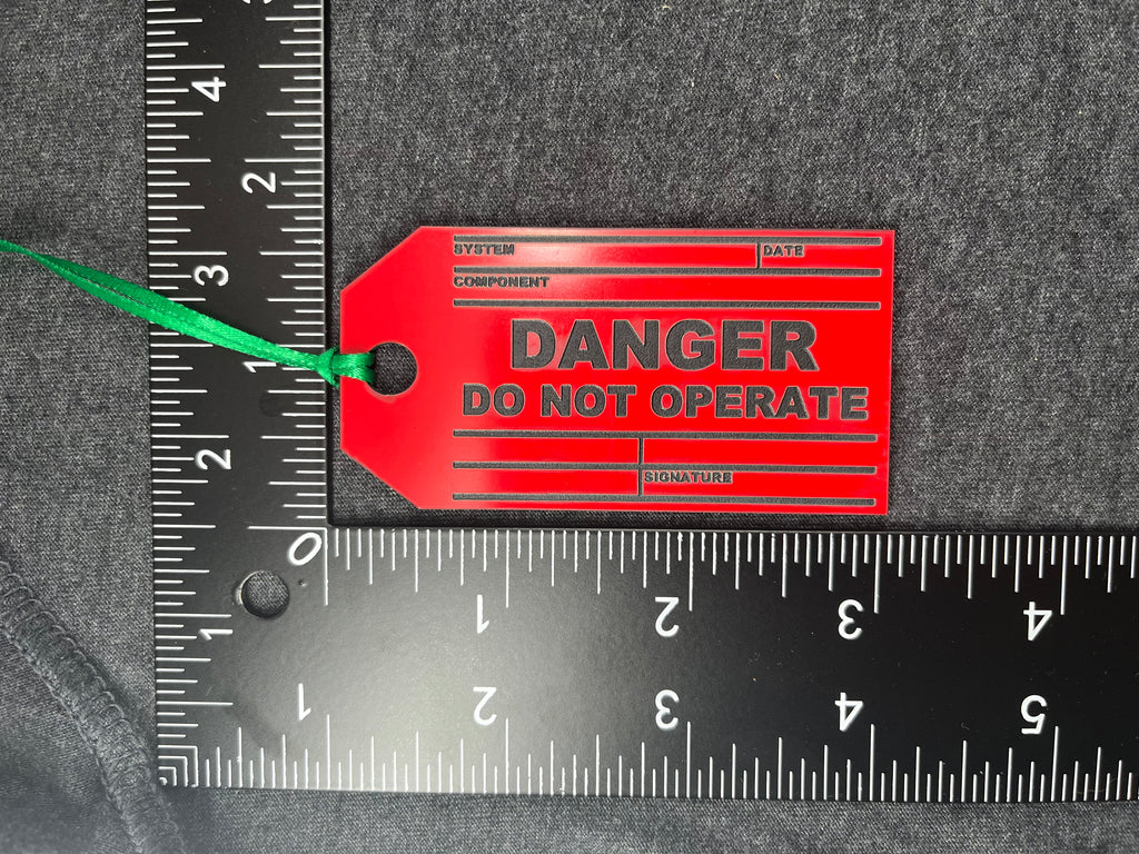 Danger Tag Medium Ornament