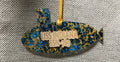 Blue/Yellow Sub Ornament USS INDIANA SSN-789