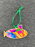 Color Burst Small Layered Submarine Ornament