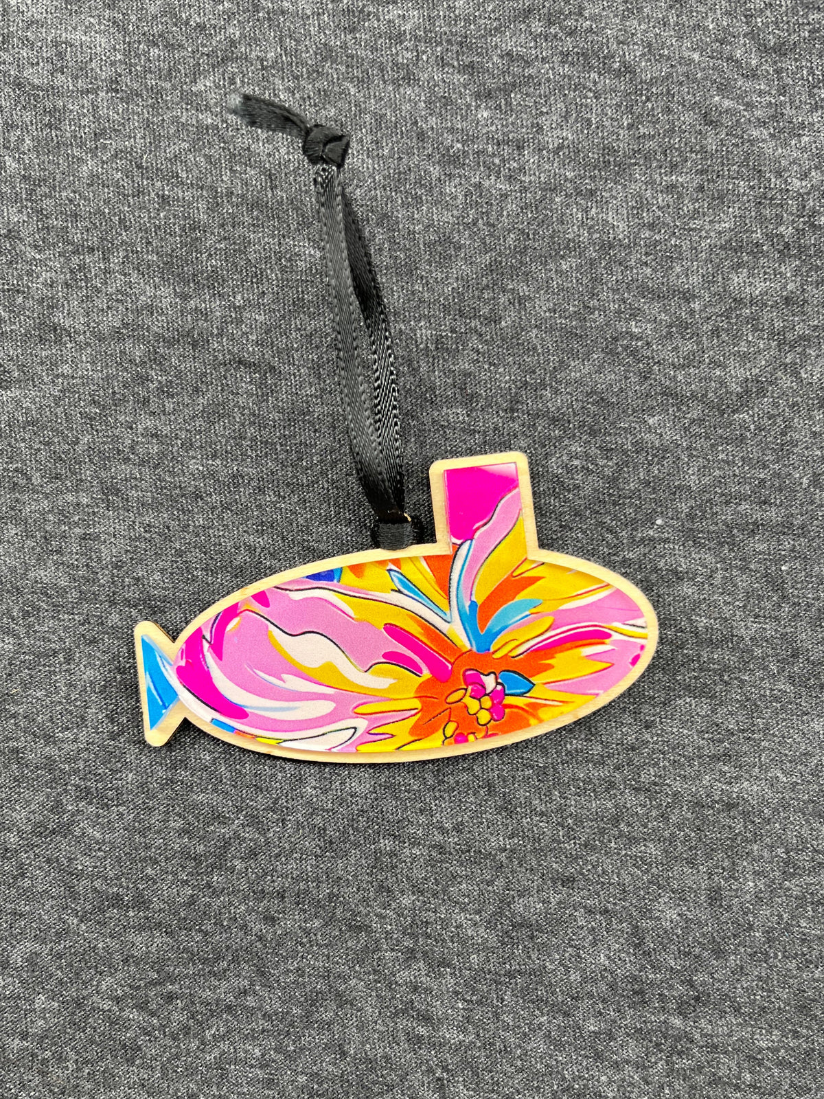 Color Burst Flower Small Layered Submarine Ornament