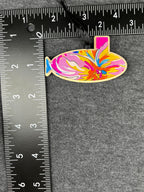 Color Burst Flower Small Layered Submarine Ornament