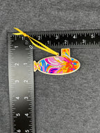 Color Burst Flower 2 Small Layered Submarine Ornament