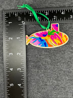 Color Burst Small Layered Submarine Ornament