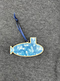 Snowy Branches Small Layered Submarine Ornament
