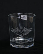 Command Crest Engraved 8oz Lowball Glass