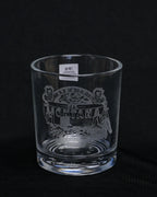 Command Crest Engraved 8oz Lowball Glass