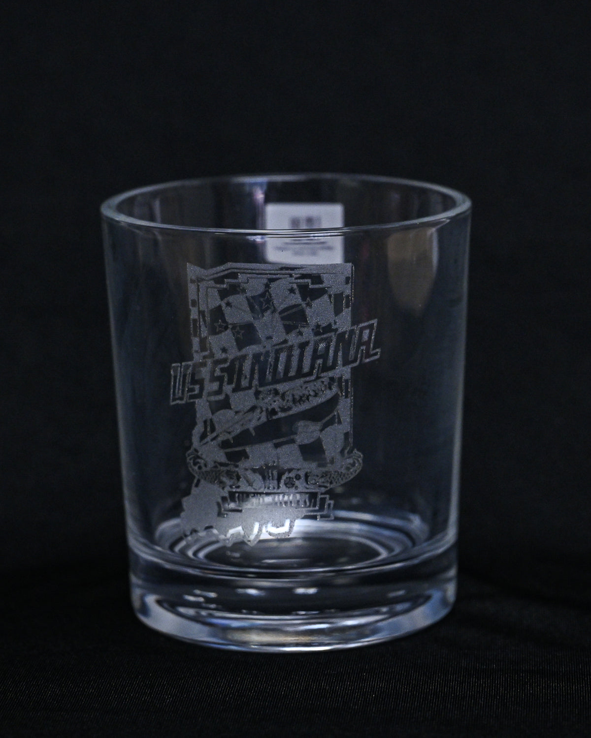 Command Crest Engraved 8oz Lowball Glass