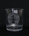 Command Crest Engraved 8oz Lowball Glass
