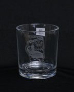Command Crest Engraved 8oz Lowball Glass