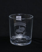 Command Crest Engraved 8oz Lowball Glass