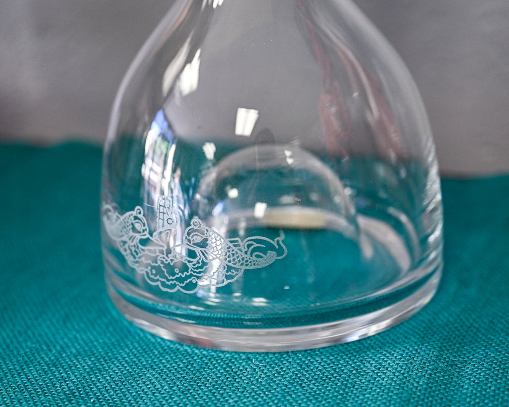 Lenox Crystal Dolphins Wine Decanter with Stopper