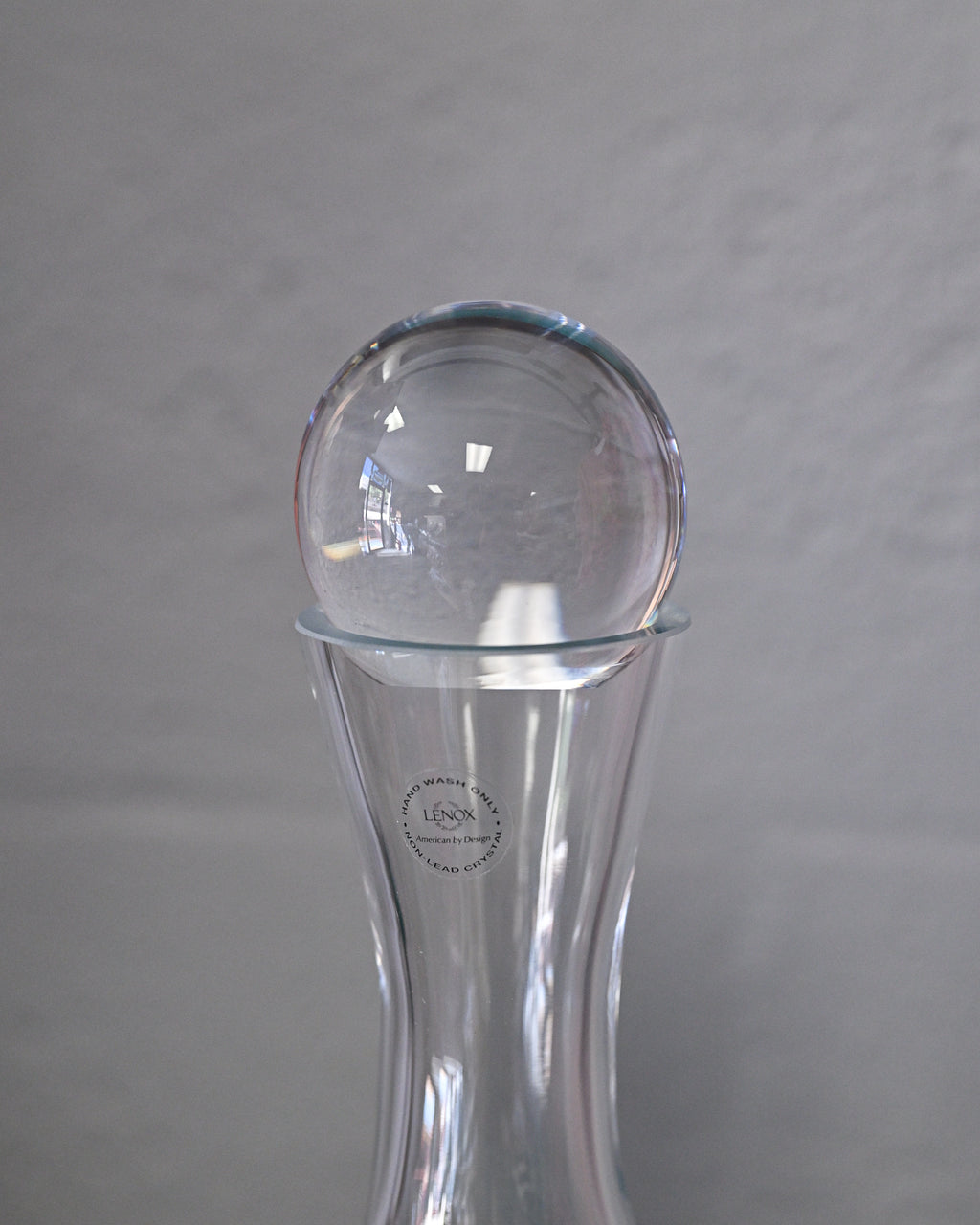 Lenox Crystal Dolphins Wine Decanter with Stopper