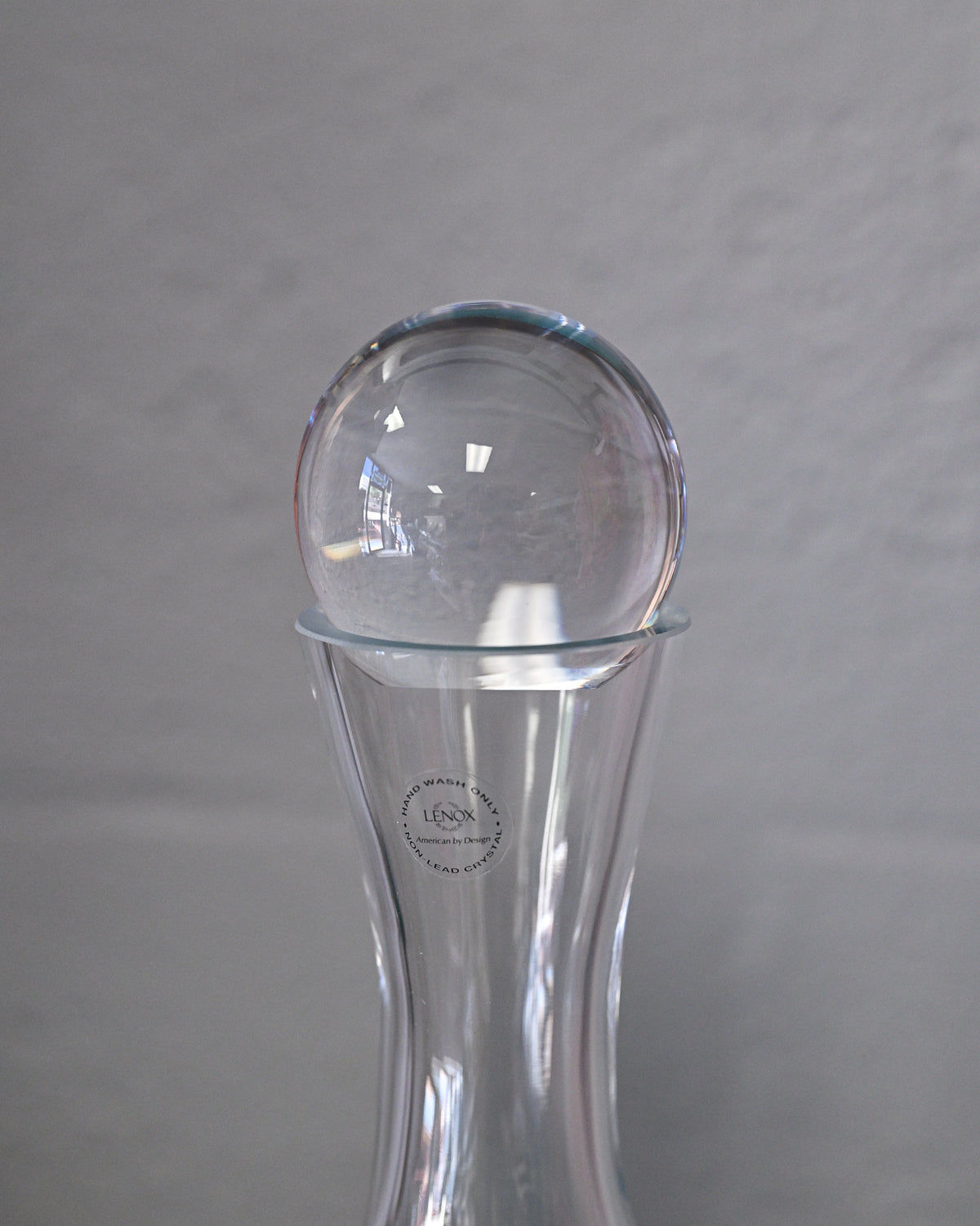 Lenox Crystal Dolphins Wine Decanter with Stopper