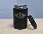 Engraved Command Crest Metal Can Holder