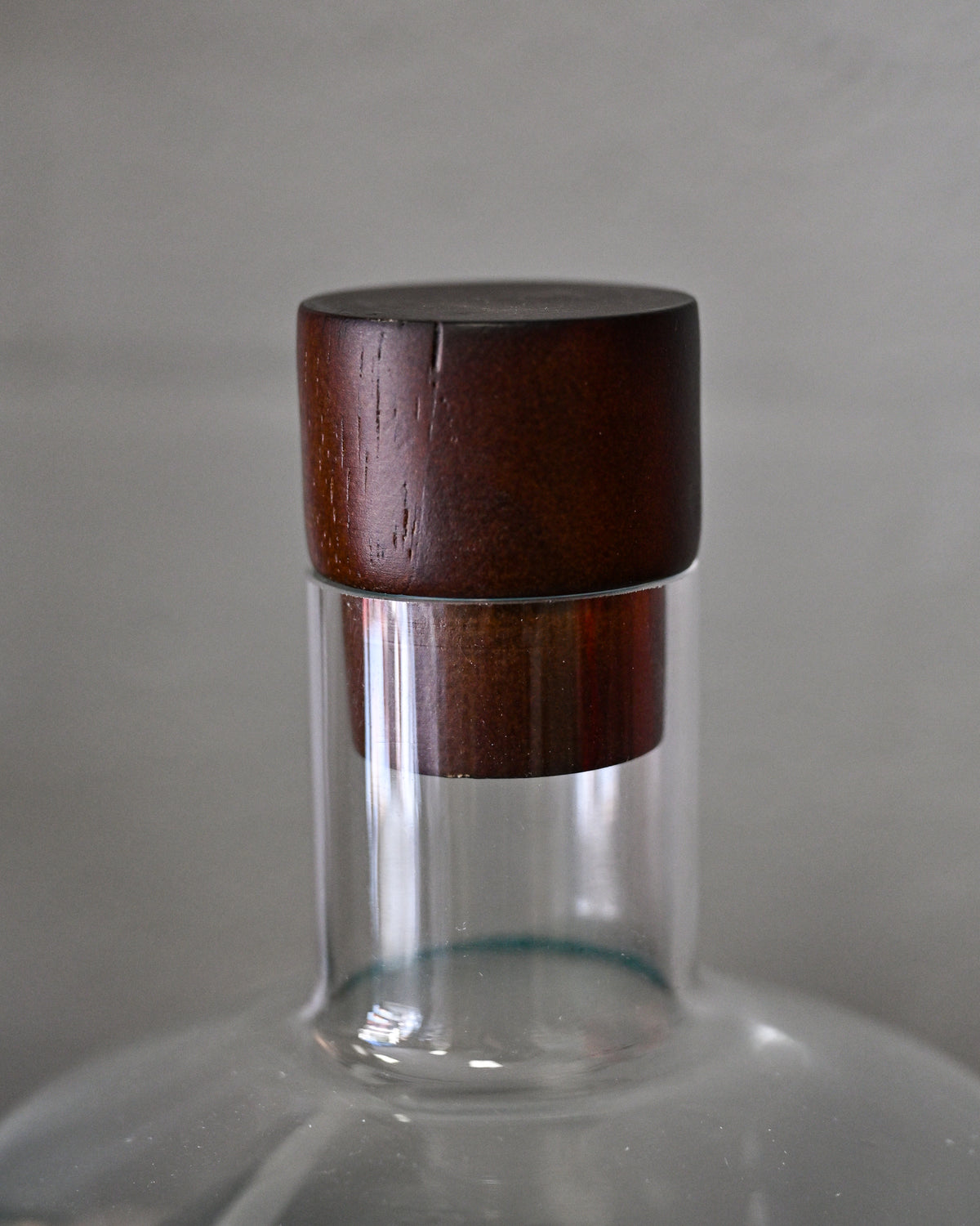 Dolphins Whiskey Decanter with Wooden Stopper