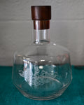 Dolphins Whiskey Decanter with Wooden Stopper