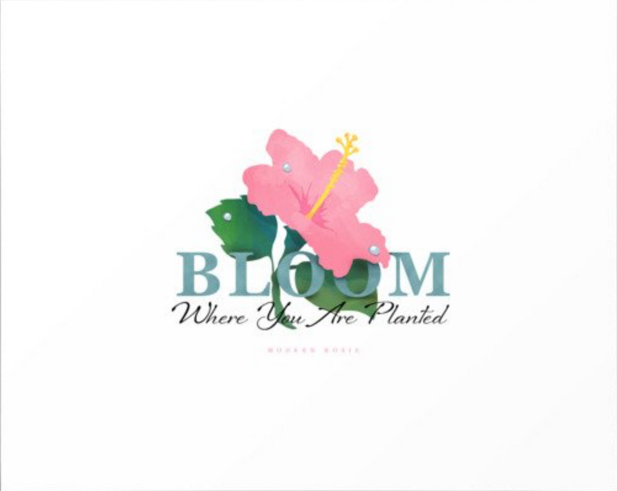 Framed Modern Rosie Print - Bloom