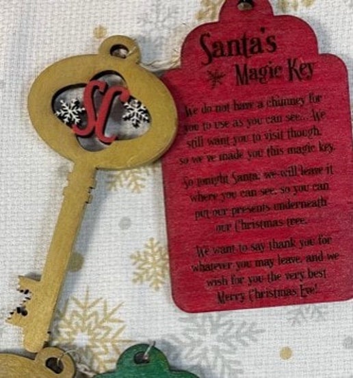 Santa's Magic Key Ornament (HOLIDAY)