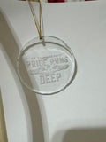 Crystal Submarine Force Ornament (HOLIDAY)