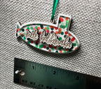 Dots Mele Kalikimaka Small Submarine Ornament