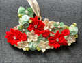 Red, Sage, Ivory Luxe Submarine Ornament