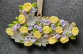 Yellow, Purple, Sparkly Luxe Submarine Ornament