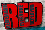 R.E.D. Remember Everyone Deployed Layered Ornament