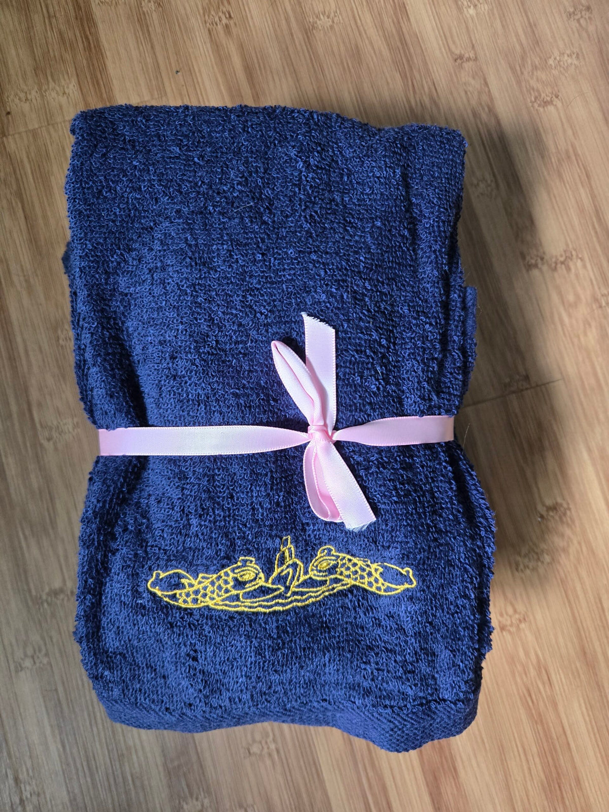 Salty Stitch Embroidered Hand Towel Set