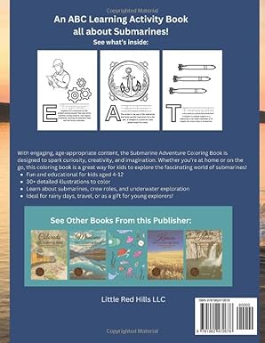 My ABC Submarine Coloring Book - ABC Learning Activity Book for Kids