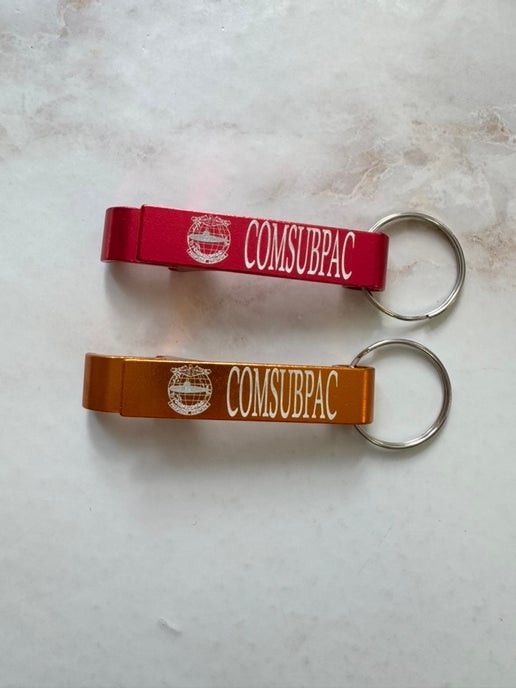 Metal Command Key Chain with bottle opener - COMSUBPAC