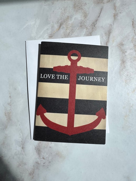 Modern Rosie Greeting Cards - Love the Journey