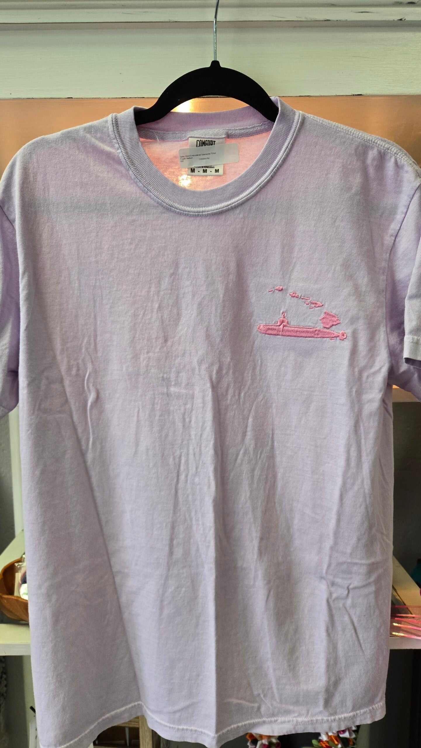 Salty Stitch Embroidered Submarine TShirt