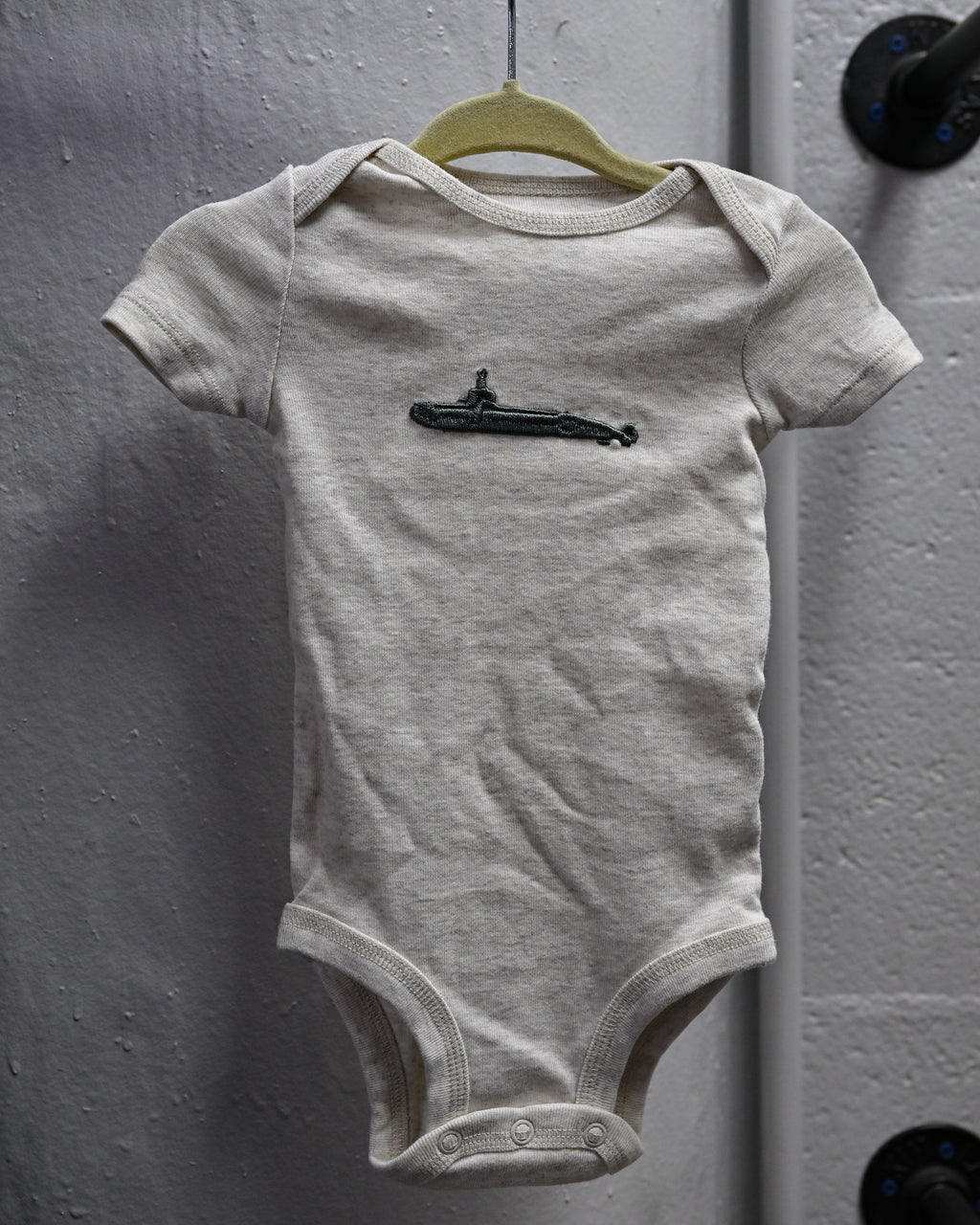 Salty Stitch Embroidered Submarine Onesies